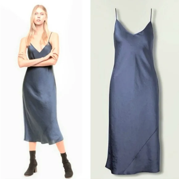 ARITZIA Wilfred Satin Slip Dress - Picture 15 of 15